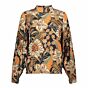 Geisha Top Black/Green/Orange