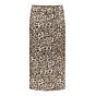 Geisha Jeans Skirt Leopard Print 