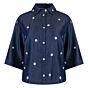Nukus Isa Blouse Glossy Navy 