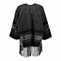 Geisha Poncho Black / Sand 