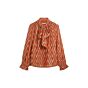 Summum Woman Top Georgette Metallic Goij Berry