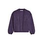 Summum Woman Cardigan Mohair Blend Knit DeepPurple