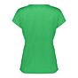 Geisha T-shirt Fake Linen with Tape Green