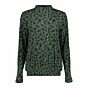 Geisha Top with Smock Emerald/Camel
