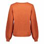 Geisha Pullover Basic Ballon Sleeves Orange