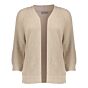 Geisha Uni Gebreid Vest Sand 